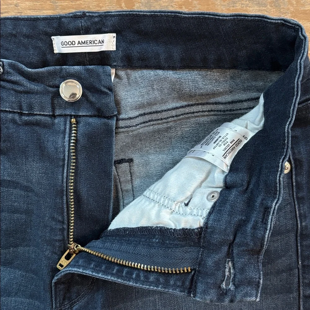Good American Good Legs High Rise Skinny Jeans 10/30 Women Dark Wash Stretch - Picture 7 of 8